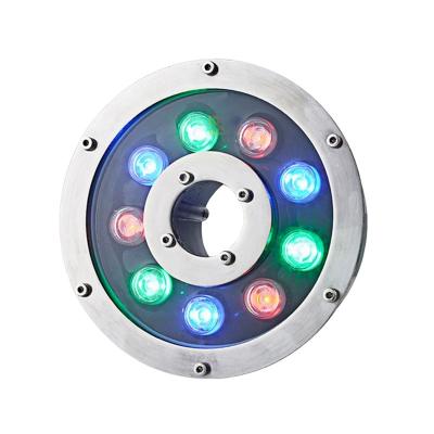 China Waterproof Led Swimming Pool Light Ip68 RGB Led Colorful Underwater Lighting Submersible Pond Lamp For Wedding Party Celebration for sale