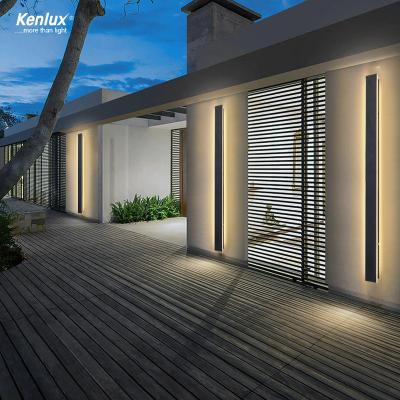 China INDOOR/OUTDOOR Long Strip IP65 Garden Porch Sconce Light Sconce Modern Waterproof Outdoor Led Wall Lamp for sale