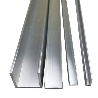 China Transport Tools U Shaped Aluminum Channel Extruded Corrosion Resistance Aluminum Profile Slid Track for sale