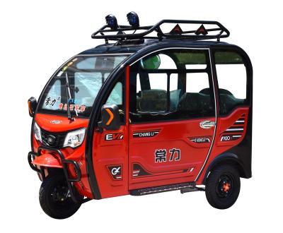 China Passenger fully enclosed electric tricycle tuk tuk designed for the elderly for sale