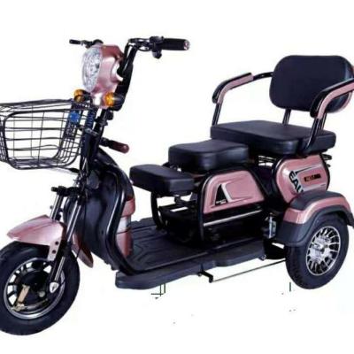 China Passenger Adult Folding Electric Tricycle With Child Seat And Elder Leisure Electric Tricycle for sale