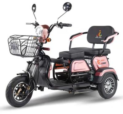 China Passenger Adult Folding Electric Tricycle With Child Seat And Elder Leisure Electric Tricycle for sale