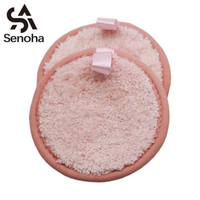 China Beauty Manufacturer Senoha Feminine Facial Remover and Cleanser OEM No Logo Private Label Microfiber Makeup Remover Microfiber Sponge Cleansing Blender for sale