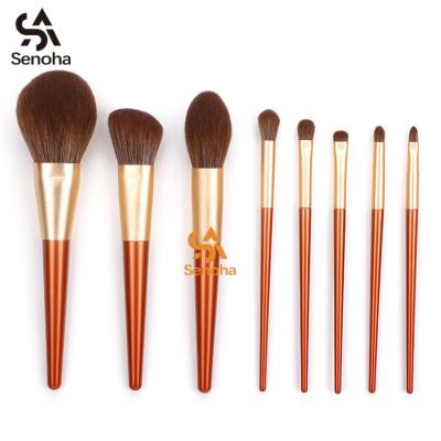 China Cosmetic Stick Powder Synthetic Hair Makeup Set Brush Custom Factory for sale