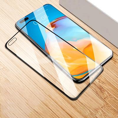 China Mobile phone screen protector 3D curved 9H tempered glass screen protector film for Huawei P40 for sale