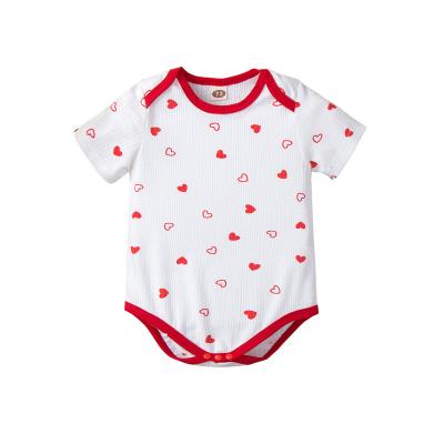 China Cute Infant Outfit\White 2022 Cotton Baby Romper Good Quality Newborn Baby Romper Unisex 100% Cotton White Infant Outfit for sale