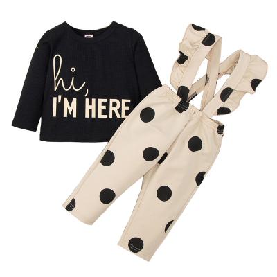 China Breathable Ready Running Infant Kids Cloth Set Girls Pants Set Bamboo Clothes Baby Outfit for sale