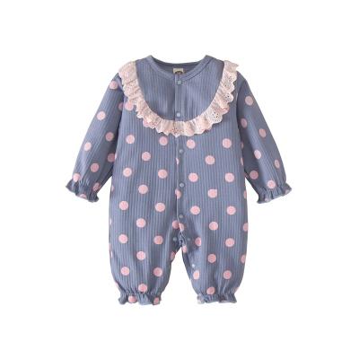 China Best Quality Baby Clothes Newborn Summer Light Purple Neutral Color Baby Clothes Anti-wrinkle for sale