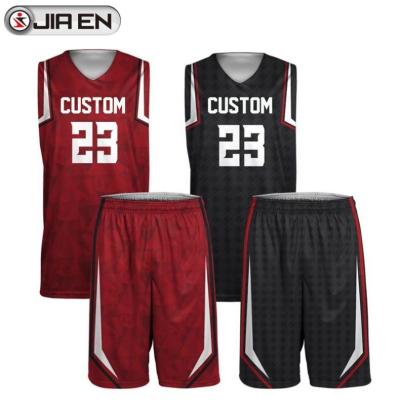 China Antibacterial Cool Basketball Jersey Reversible USA Basketball Uniform Custom for sale