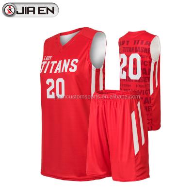 China New Design Antibacterial Euroleague Basketball Uniforms Customize Cheap Mesh Basketball Tank Tops for sale