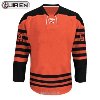 China Shirts & Cheap Custom Team Hockey Side Singlet Double Top Game Ice Hockey Uniform for sale