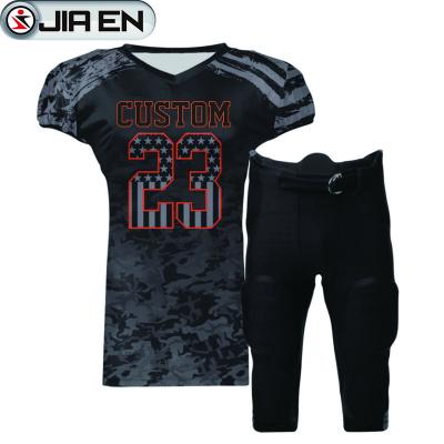 China Antibacterial Design Your Own Logo Camo American Football Uniforms Cheap American Football Blank Tank Top for sale