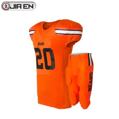 China Best American Football Jersey Antibacterial Design Custom American Football Uniforms for sale