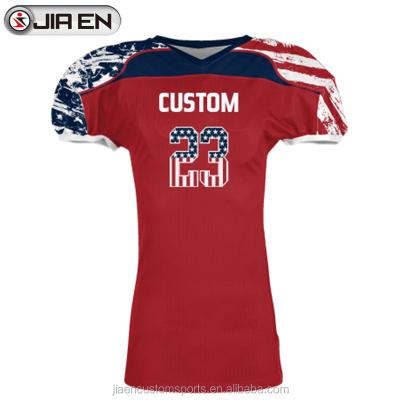 China Antibacterial American Football Training Jersey Youth Flag Soccer Jersey for sale