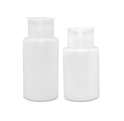 China Hot Selling Nail Polish Remover Empty Plastic Bottle Translucent for sale