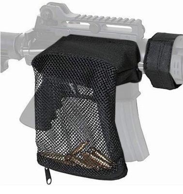 China Shell Mesh Trap Nylon Shooting Gun Rifle Bullet Pouch Bullet Bag Heavy Duty Tactical Hunting Brass Holder for sale