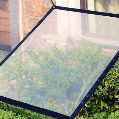 China Garden Furniture Cars Garden Furniture Clear Tarpaulin Waterproof Thicken Waterproof Cover Greenhouse Film Tarpaulin Plant Protection Net Cover for sale