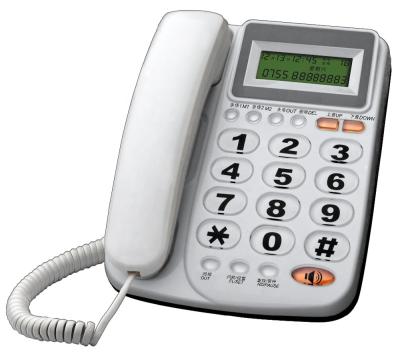 China Handsfree Cheap Analogue Landline Caller ID Phone With Multifunction Handsfree Phone for sale