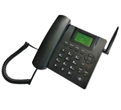 China ABS Plastic GSM Shells Fixed Cordless Phone Desk Phone with Dual Sim and Hotline Dialing for sale