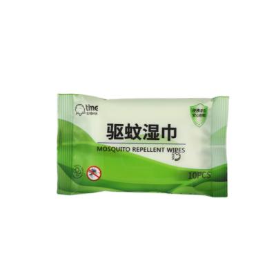 China Mosquito Repelling Medical Wet Wipes Cloth / Mosquito Repellent Wipes Cloth for sale