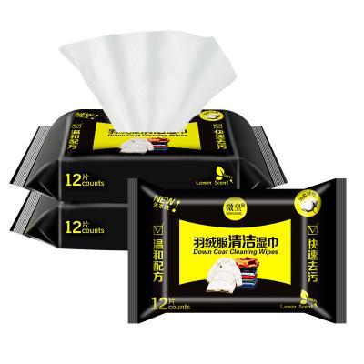 China Sneaker Care Wet Cleaning Cloths 12pcs In Big Bag for sale