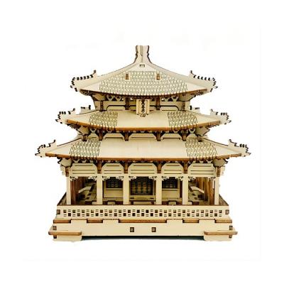 China Mechanical Puzzle Non-toxic/3D Assembly Wooden Model Kit for sale