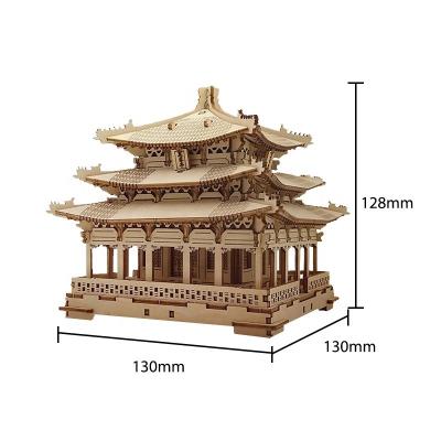 China Non-toxic/3D Enthusiast Collector Wooden Puzzle Diy Project 3D Model for sale