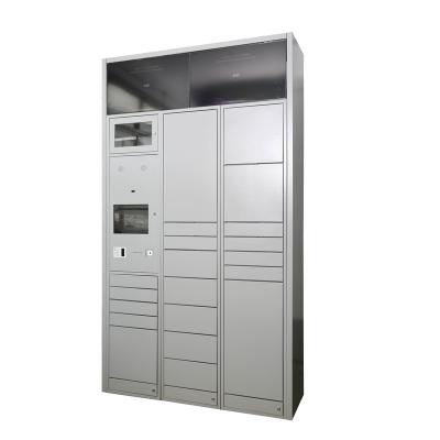 China Outdoor& Indoor Multifamily Steel Outdoor Parcel Delivery Smart Metal Locker System for sale