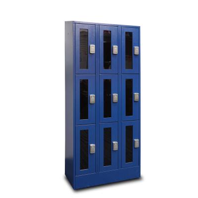 China High Quality Plastic Acrylic Fingerprint RFID PVC Luggage Storage Locker (W)310*(D)460*(H)1810mm for sale