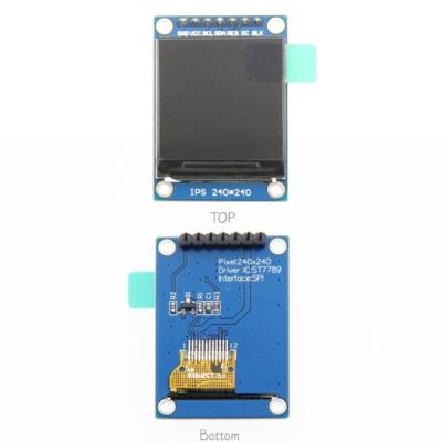 China Industrial Screen Wholesale 1.3 Inch IPS TFT LCD Display 240*240 Color HD LCD Screen 3.3V ST7789 Driver Module for sale