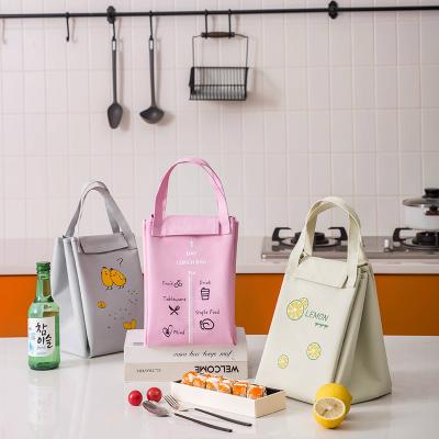 China Custom Logo Cooler Bag Waterproof Insulated Collapsible Lunch Box Carrier For Food Handbag Container Bag Picnic Lunch Hot Cold Tote Bag for sale