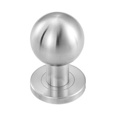 China Single Knob Modern Round Handle Double Door Lock Spring Assisted Door Handle Knob Stainless Steel Door Knobs for sale