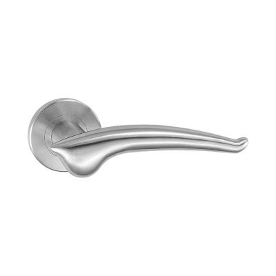 China Modern Stainless Steel Door Handle Lever Lock For Wooden Doors for sale