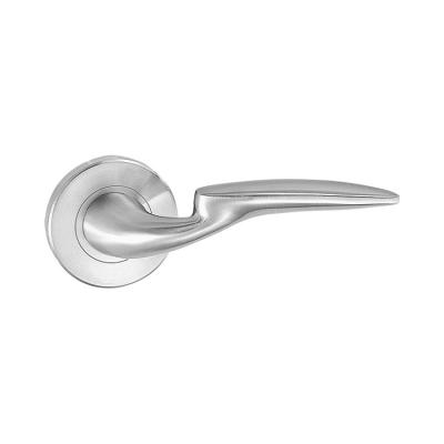 China Modern 304 Stainless Steel Door Pull Lever Door Handle Lock for sale