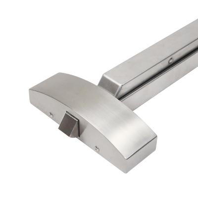 China American Standard Hardware Door Push Panic Bars Rate Rim Type Door Exit Device Fire Safety Stainless Steel or Heavy Gauge for sale