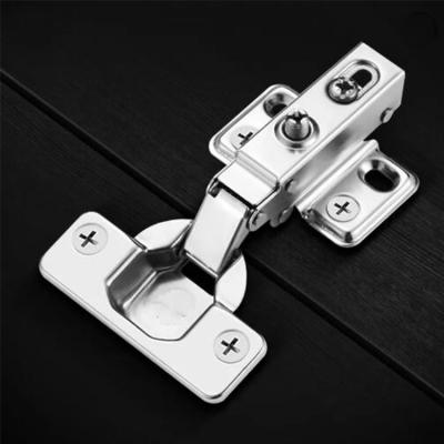 China Modern Cabinet Hinge Furniture Hinge Steel Material Small Bend Fixed Soft Closing Hinges For Cabinet for sale