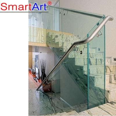 China 2022 Chinese Smartart Promotion Top Quality Standoff Glass Balustrade For Deck Railings for sale