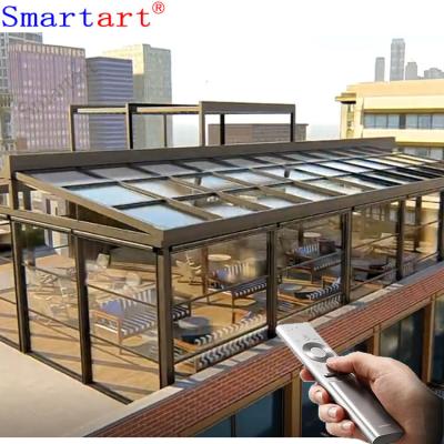 China Folding Electric Vertical Rising Sliding Screen Window Sliding Window Skylight for sale