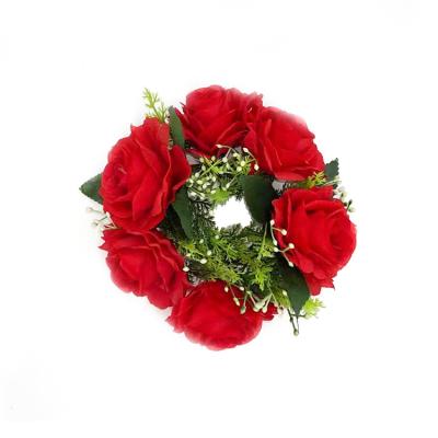 China Eco-friendly Wholesale High Quality Main Use Supplies Decoration Artificial Flowers HH00008 Small Garlands Bridesmaids for sale