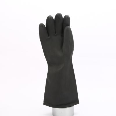 China Longevity /wearing comfort /Anti-cut/tear/tempperaturer resistance glove black rubber coated latex cut gloves for sale