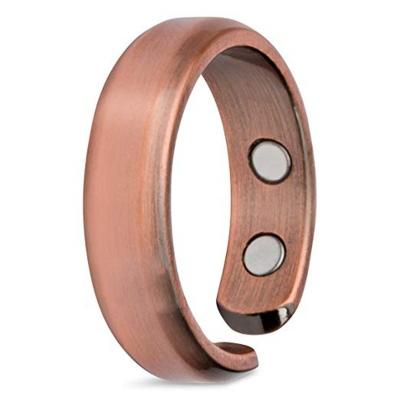 China Do Not Fade Magnetic Magnet Keep Health Ring Rose Gold Creative Jewelry Open Ring Jewelry Wholesale Items For Business for sale