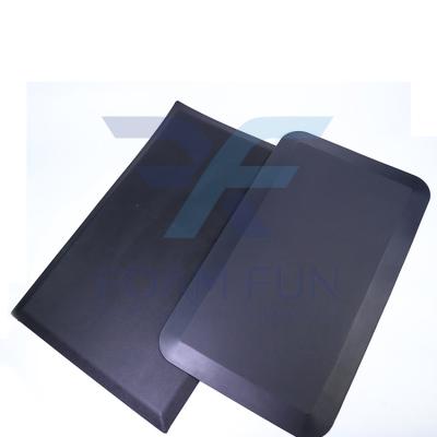 China Anti Slip Fatigue Non- Washable Kitchen And Office Standing PU Foam Floor Mat for sale