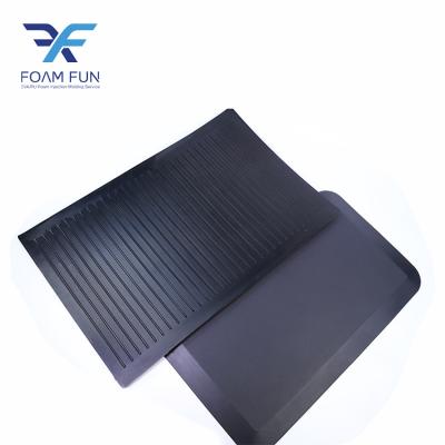 China Washable Waterproof PU Kitchen Mat Comfortable Foam Floor Mat for sale