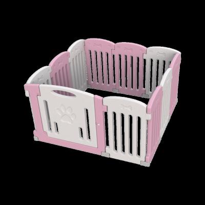 China 2021 ABST Breathable Portable Pet Carrie Dog Playpen Plastic Fence Pet Puppy Play Pen Exercise Cage 11 Panels for sale