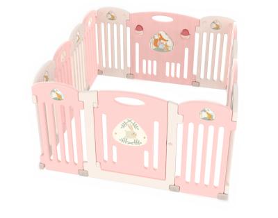 China ABST Manufacturer Baby Playpen Modern Portable Square Baby PLAYPEN Good Playard Plastic Girls Lace Cheap Playground Fence for sale