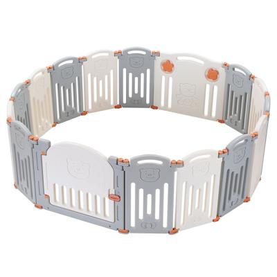 China Contemporary ABST Kids Shape 14-Panel Adjustable Foldable Baby Playpen Safety Activity Center Playard for sale