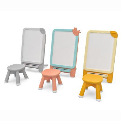 China Wrinting Drawing Children Painting Graft ABST Kids Gift Manufacturer 2021 Good Quality Mini Recycle Educational Toys Drawing White Plastic Board For Kids With Chair for sale