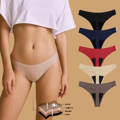 China XuanLing Breathable 4 Layer Soft Thong Leak Proof Period Pant Briefs Physiological Sexy Seamless Waist Low Waist Panties for sale