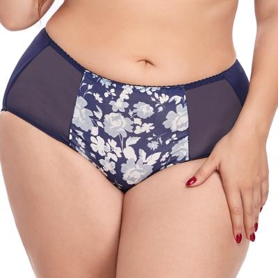 China XuanLing Fashion Breathable Flower Printed Underwear Plus Size Yoga Sport Panties Seamless Breathable Briefs Shorts for sale