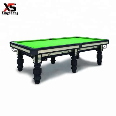 China Real Leather Pocket Various Bar Styles Classic Sport United Billiards Snooker Tables for sale